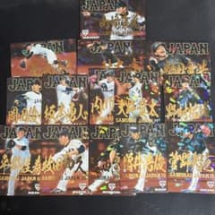 プロ野球チップス 2017侍ジャパン ホロ加工14枚セットプラスキラ加工12