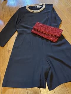 【美品】J&M DAVIDSON ミニオールインワン　ブラックのサムネイル