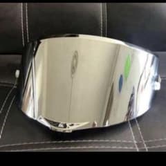 PISTA/CORSA/GPRR対応交換レンズシールドシルバースモーク新品ミラー