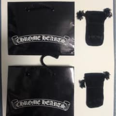 CHROME HEARTS ショップ袋 巾着袋 セット - メルカリ
