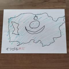 手書きイラスト モンゴル帝国　子供が書いた絵のサムネイル