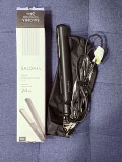 SALONIA ダブルイオン ストレートアイロン ブラックのサムネイル