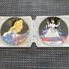 디즈니 신데렐라 신비의 나라의 앨리스 DVD 2장 세트