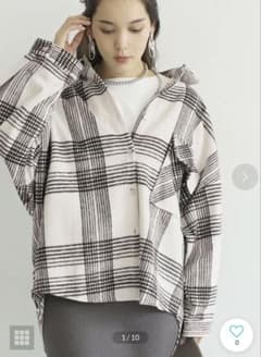 ビンテージ風チェックジャケット （White） cocaのサムネイル