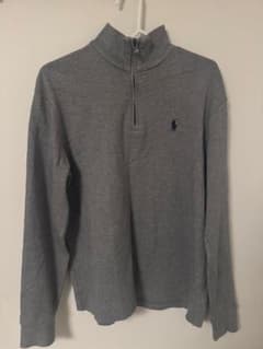 Polo Ralph Lauren グレー ハーフジップ トレーナー Sサイズのサムネイル