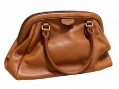 【美品】PALIO(パリオ)本革　ハンドバッグ ブラウンのサムネイル
