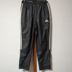 キッズadidas ブラックジャージパンツ