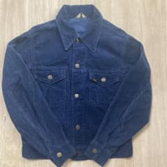 70s Leeコーデュロイジャケット大文字タグヴィンテージ　USA製 Lee コーデュロイジャケット Gジャン 大文字 70s 三角タグ白 セカンド