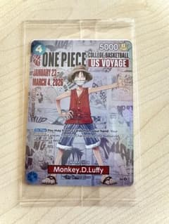 新品未開封】ワンピースカード モンキー・D・ルフィ バスケ プロモ