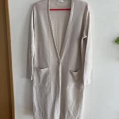GU ベージュ　ロングカーディガンのサムネイル