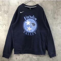 古着　トレーナー　スウェット　紺　ナイキ　90s Y2K