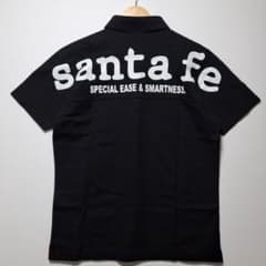 サンタフェ santafe 刺繍ロゴ ハーフボタン 半袖ポロシャツ バックロゴ サンタフェ santafe 刺繍ロゴ ハーフボタン 半袖ポロシャツ バックロゴ