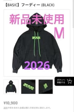 新品　VIP BIGBANG 2026 グッズ　パーカー　完売品　黒　M 大阪 新品 VIP BIGBANG 2026 グッズ パーカー 完売品 黒 M 大阪 - メルカリ