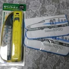 電ペンケース ドクターイエロー ハンカチ セットのサムネイル