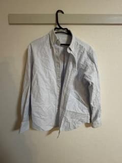 ストライプ柄 ボタンダウン長袖シャツのサムネイル