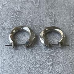 GARNI】クロッケリーピアス フープピアス シルバー925 - メルカリ