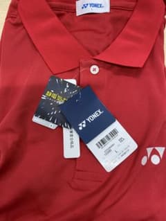 YONEX ヨネックス ポロシャツ　レッド　ユニフォームのサムネイル