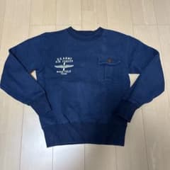 希少クッシュマン Cushman スウェットミリタリー USAF 人気ネイビーL 