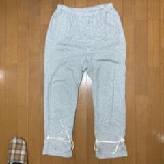 BEAMS BOY ヘム アレンジ スウェット パンツ グレーのサムネイル