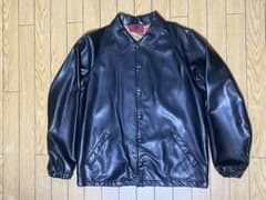 Dirty Workers Studio フェイクレザー コーチジャケットのサムネイル