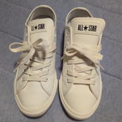 CONVERSE ALL STAR ホワイトスニーカー撥水素材のサムネイル