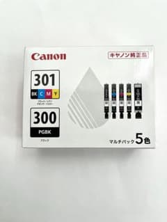 新品未開封品　Canon純正インク　BCI-301+300  5色マルチパックのサムネイル