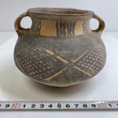 紀元前　アンダーソン　土器壺　タサチ　幅11㎝ 東S8-0331② 紀元前 アンダーソン 土器壺 タサチ 幅11㎝ 東S8-0331② - メルカリ