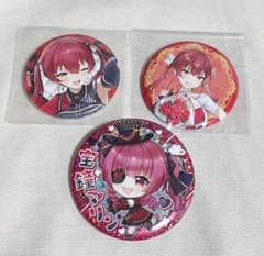 ホロライブ 宝鐘マリン 缶バッジ 3個セット - メルカリ