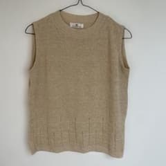 RECOLLECTION ニットベスト ベージュのサムネイル