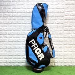 プロギア　PRGR キャディーバッグ　YOKOHAMA ブルー　中古美品　良好 プロギア PRGR キャディーバッグ YOKOHAMA ブルー 中古美品 良好