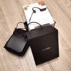 骨伝導イヤホン Shokz Aftershokz OPENCOMM 黒のサムネイル