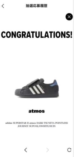 adidas SUPERSTAR II atmos DAIKI TSUNETAのサムネイル
