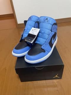 AIR JORDAN MID 青×黒　タグ付きのサムネイル