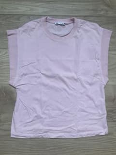 ZARA ザラ　ノースリーブTシャツ　ピンクのサムネイル