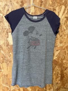 DENIM DUNGAREE キッズミッキーマウス ラグランTシャツのサムネイル