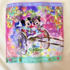 ディズニー ウォッシュタオル 七夕Days2016 ミッキー ミニー 開封済のサムネイル