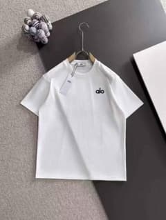 【alo】 アロヨガ　ストレッチ半袖Tシャツ　ホワイト サイズS ALO アロー 半袖Tシャツ ホワイト S - メルカリ