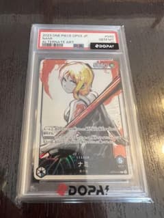 PSA10ナミ L リーダーパラレル(リーパラOP03-040 墨絵 強大な敵 - メルカリ