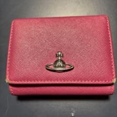 ヴィヴィアンウエストウッド 三つ折り がま口 オーブ ピンク