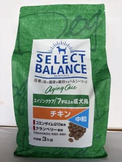 3kg　2個　セレクトバランス　エイジングケアチキン SELECT BALANCE セレクトバランス エイジングケア チキン 小粒 3kg×2個