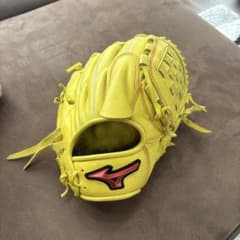 Mizuno Will Drive 軟式グローブ イエロー 一般投手用 - メルカリ