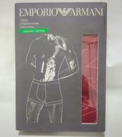 EMPORIO ARMANI ボクサーパンツ レッド Mサイズ 新品 未使用のサムネイル