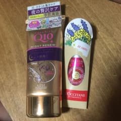 ロクシタンハンドクリームおまけandコーセーナイトハンドクリームセットのサムネイル