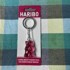 ハリボー　キーホルダー　ピンクのサムネイル