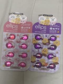 新品未使用　KAKAO Friends elips セット売りピンク&紫　8粒のサムネイル