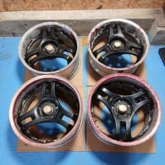 ホイール4本 17インチ8J 2本 9J 2本 ADVAN RACING - メルカリ