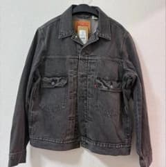 今日だけ価格‼️新品未使用❣️リーバイス　デニムジャケット　ブラック‼︎のサムネイル