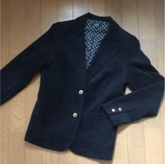 ジュンナ様専用♡ジャケット コーデュロイ 黒のサムネイル