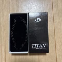 Phiten Titan チタンチューブレス 黒のサムネイル