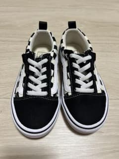 VANS キッズ スニーカー チェッカーフラッグ 17センチのサムネイル